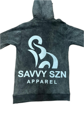 Load image into Gallery viewer, Savvy Szn Hoodie (Full Alt Logo on Back)
